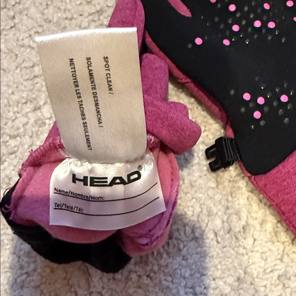 Head Vibrant Pink Winter Gloves(Touchscreen approved)(Ships from OR)